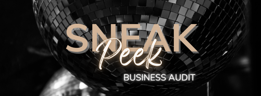 Sneak Peek Business Audit outsourcing, virtual assistant, entertainment, arts and culture, performing arts, business audit, consultation, consultant